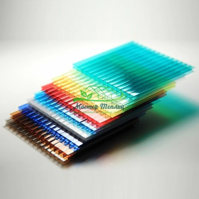 Сотовый поликарбонат цветной SCYGLASS 4 мм  общий вид - фото1