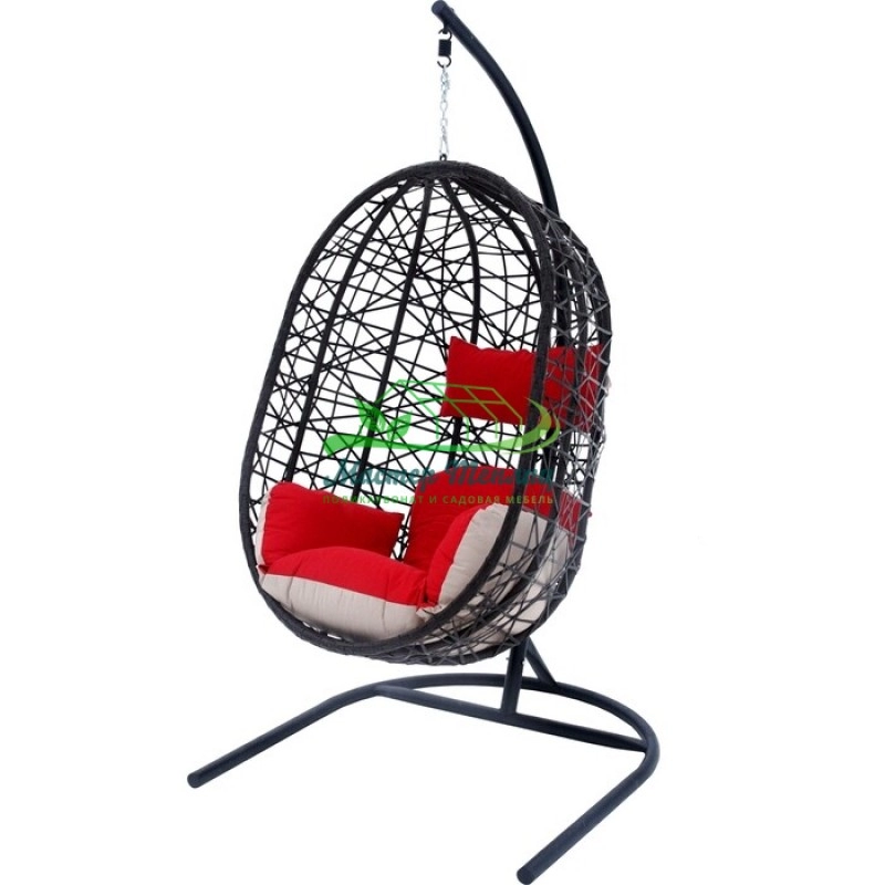 Кресло-качели Кокон XL подвесные из ротанга - садовые качели